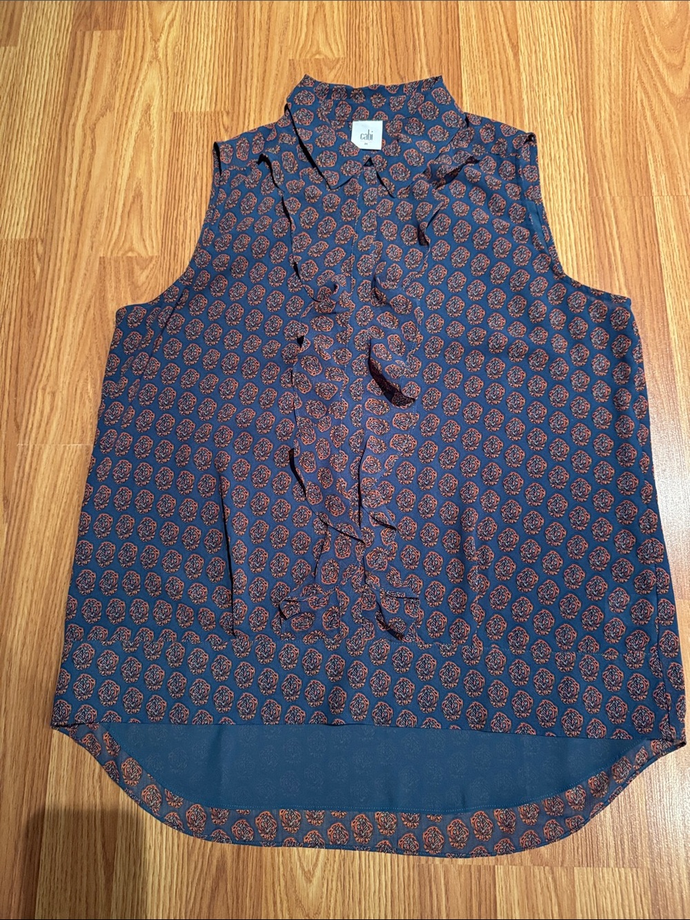 CAbi Medallion Reign Sleeveless Blouse